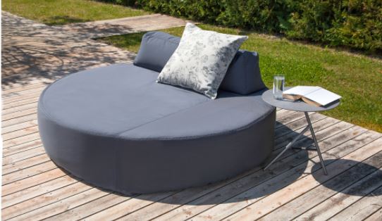 Circular discount sun bed